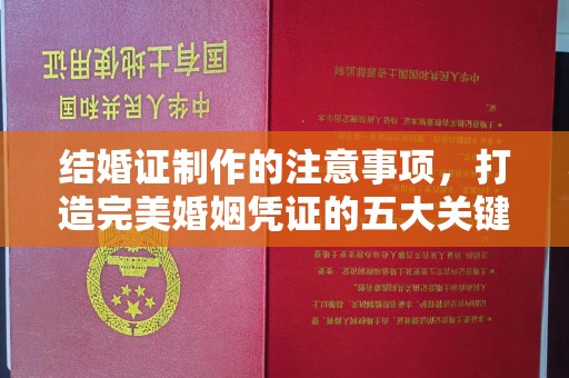 汉滨结婚证制作的注意事项，打造完美婚姻凭证的五大关键点